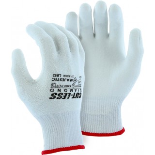 81-37-343N Majestic® Cut-Less Diamond® Heavy Seamless Knit Glove with Polyurethane Palm Coating